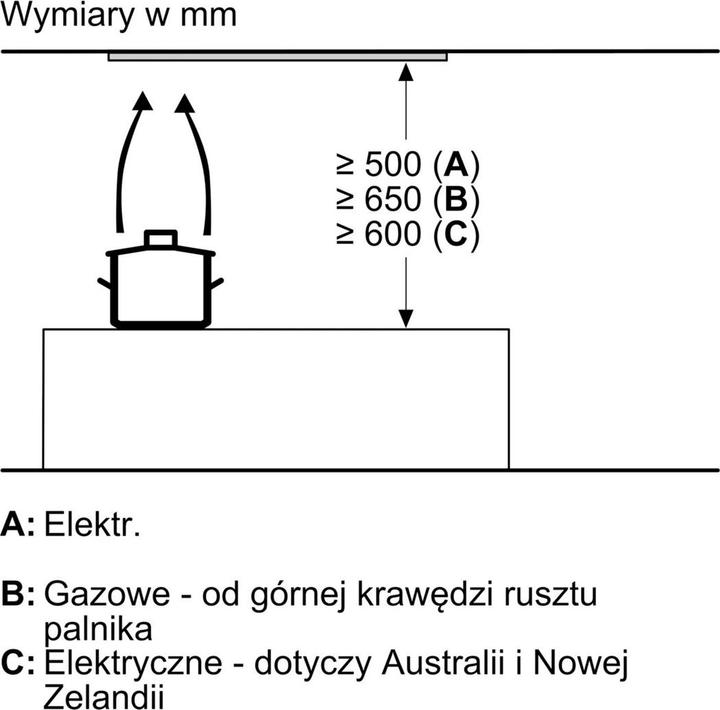 Image du produit Bosch Hausgeräte Serie 8 DLN78PC60 Einbaudunstabzugshaube Klasse A++ Schwarz