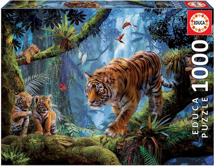 Produktbild Educa Tigers in the tree (1000 Teile)