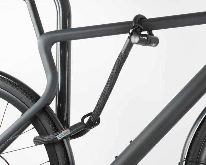 Productafbeelding Tex-Lock eyelet Kettenschloss + D-lock Mini-Bügelschloss (160 cm)