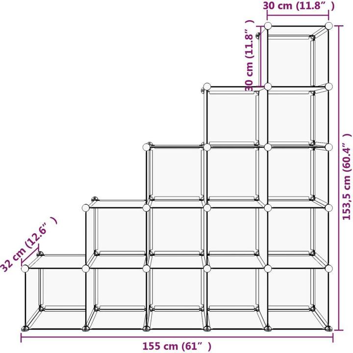 Image du produit vidaXL Manon (155 x 32 x 153,5 cm)