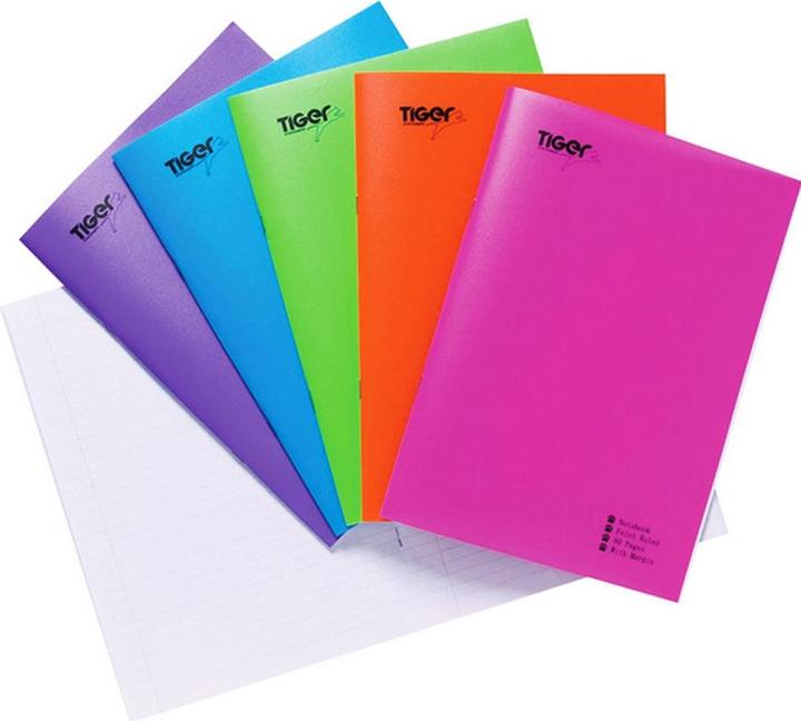 Produktbild Tiger Stationery Tiger 40 Blatt Notizbuch (10er Pack) (A4)