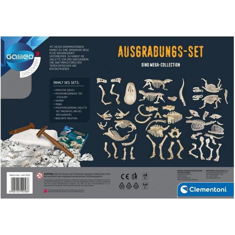 Thumbnail - Clementoni Ausgrabungs Set - Dino Mega Collection