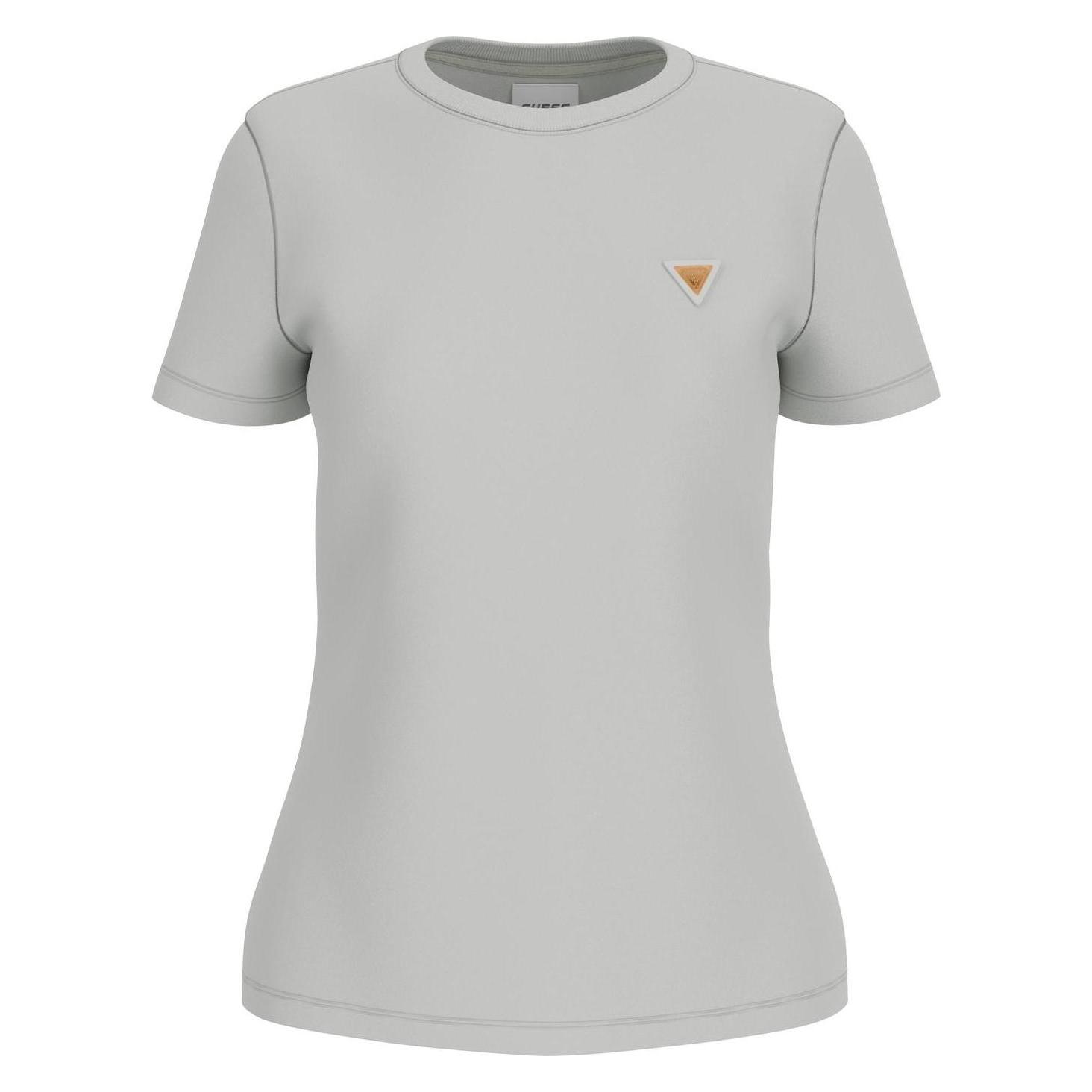 Guess, Damen, Shirts, Damen T-Shirt Colette T-Shirt Ecru, Weiss, (L)