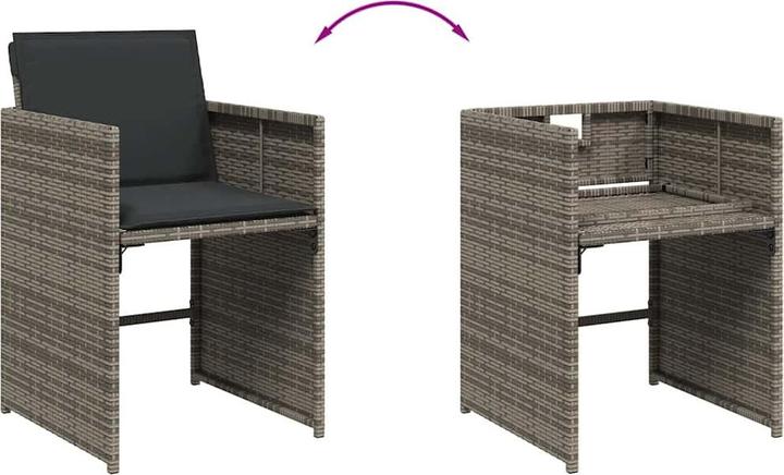 Produktbild vidaXL Garten Essgruppe (110 x 106 x 73 cm)