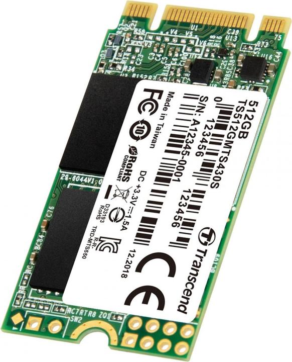 Image du produit Transcend 430S (512 Go, M.2 2242)