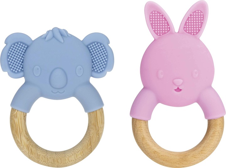 Produktbild Nuby Beissring 2fach sortiert