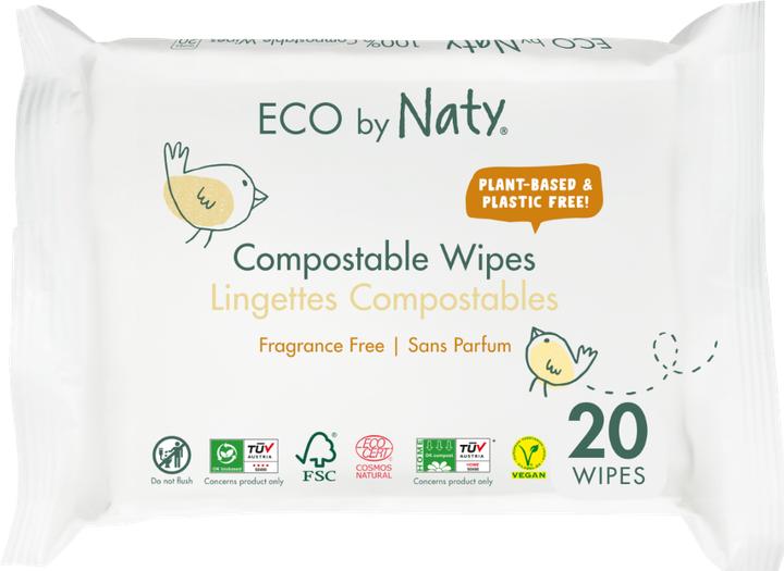 Image du produit Naty Lingettes humides (1 x 20 pcs)