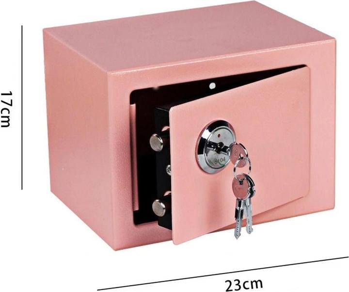 Produktbild Extralink Startseite | Sicher zu Hause | Büro Schlüsselbox Safe rosa S-404