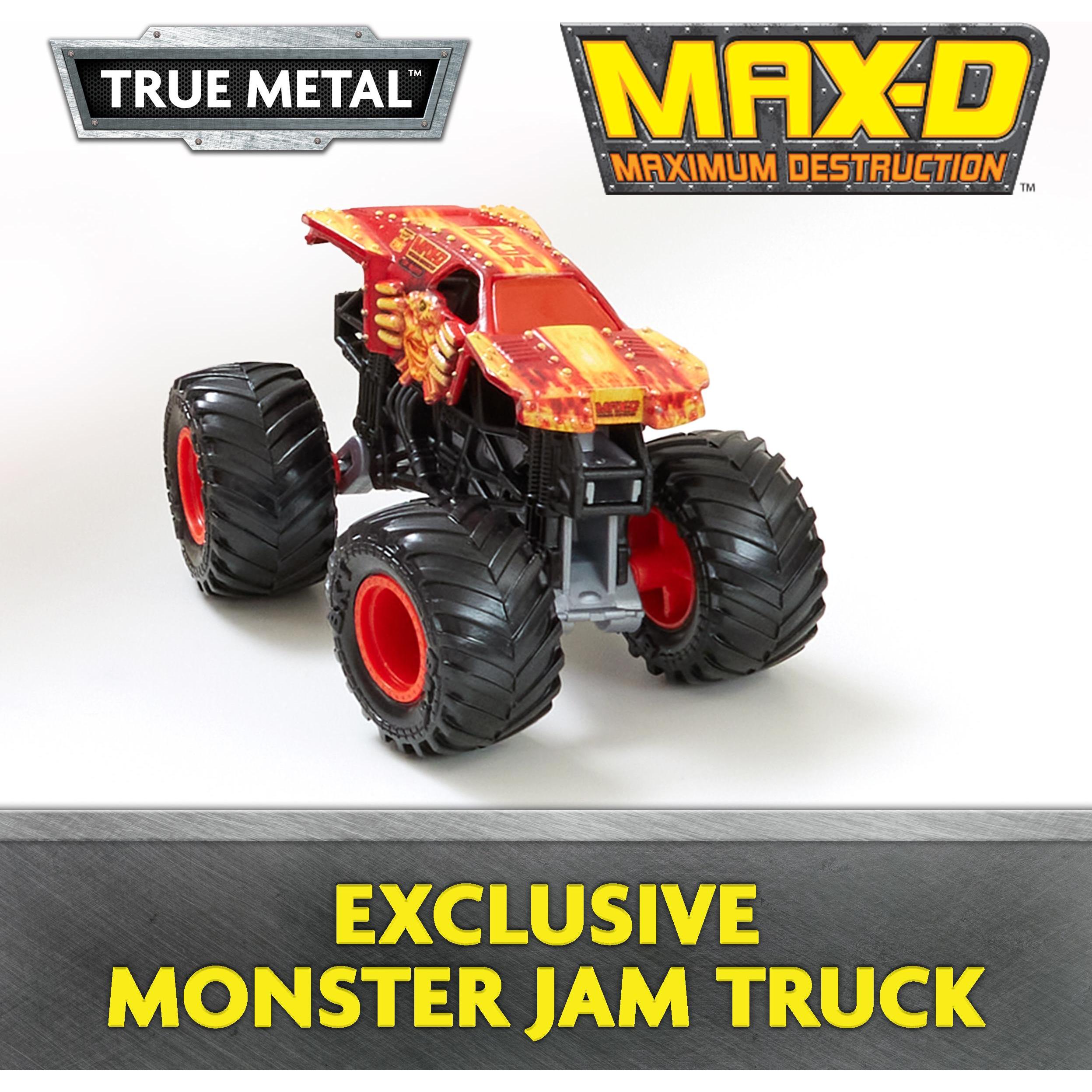 Thumbnail - Spin Master Monster Jam, Offizielles 2-in-1 Launch N' Go Hauler Spielset mit Stauraum, inklusive Monster Truck i