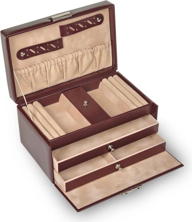 Produktbild Sacher 27.000.290.143 - Schmuckkoffer Eva New Classic, bordeaux