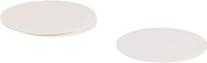 Produktbild Zeller Present Glasuntersetzer-Set, 4-tlg., Kunstleder, weiss (4 x, Glasuntersetzer)