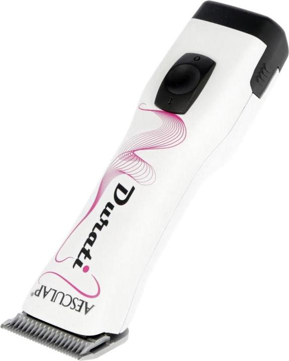 Actual product image Kerbl Akkuschermaschine Durati, weiss/schwarz mit pinkem Aufdruck, 1 Akku (Cat, Dog, Vault)