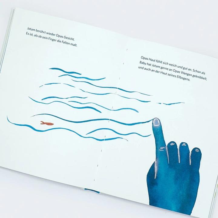 Produktbild Opa, warum hast du Falten? (Deutsch, Anne Birkenhauer, David Grossman, Ninamasina, 2023)