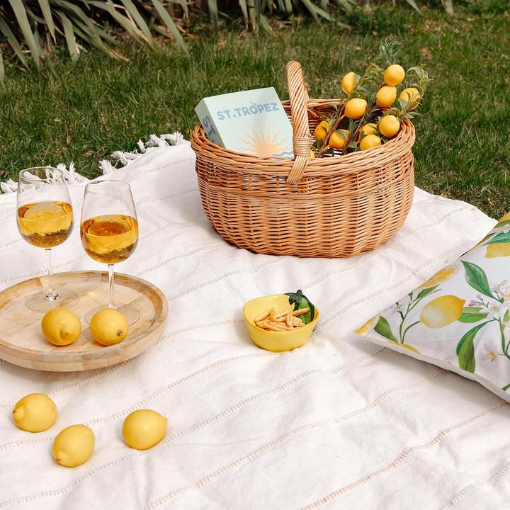 Actual product image Creative Home Grosser handgeflochtener Picknickkorb mit Henkel