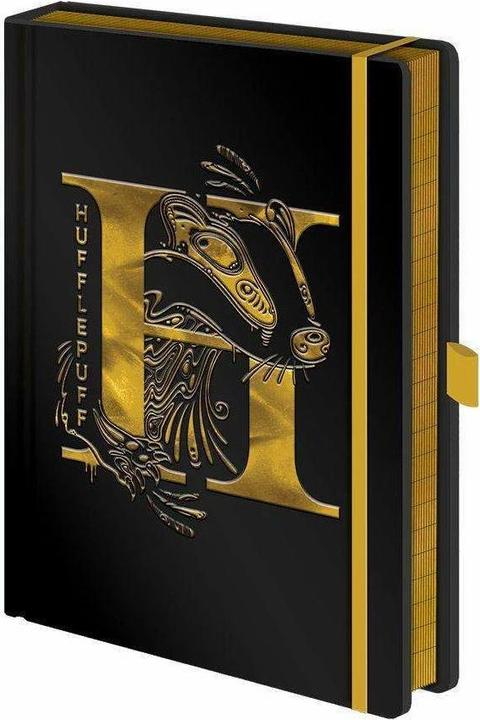 Immagine prodotto Taccuino Hufflepuff A5, a righe, nero (A5, Righe, Copertina rigida)