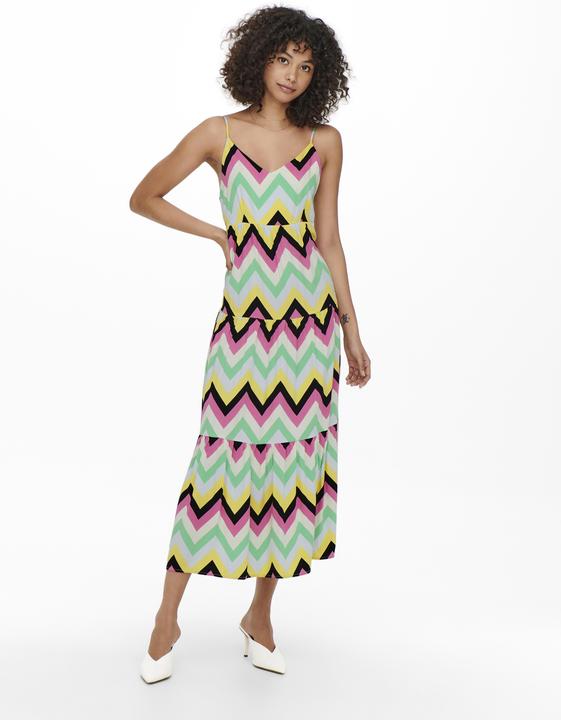 Actual product image Only Patterned strap maxi dress (M)