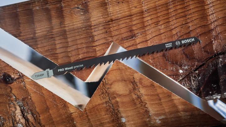 Produktbild Bosch Professional Zubehör PRO Wood precise T344DP Stichsägeblatt, 152 mm, 3-tlg.