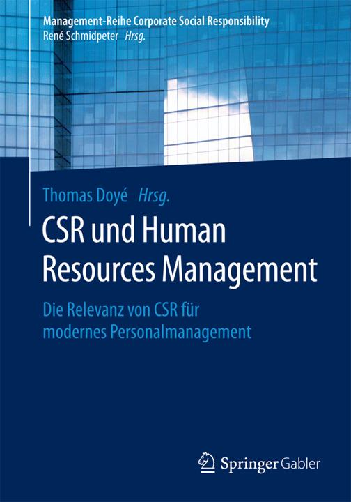 Produktbild CSR und Human Resource Management (Deutsch, 2016)