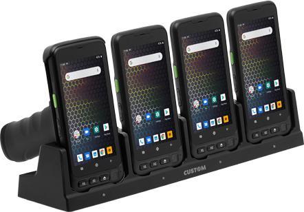 Produktbild Custom P-RANGER RP340 Handheld Mobile Computer 12,7 cm (5 Zoll) 1280 x 720 Pixel 189 g Schwarz (QR-Code)