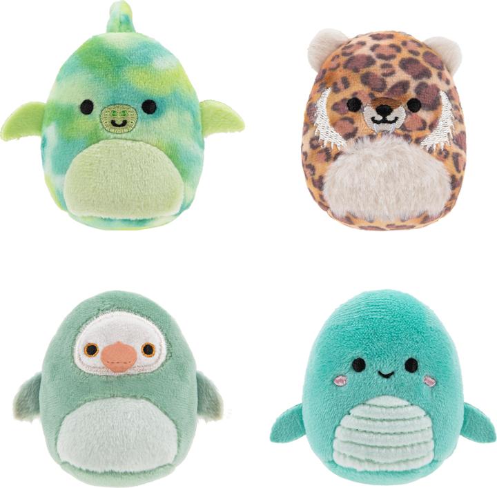 Produktbild Squishmallows Mini 4er-Pack Prähistorisches Squad (5 cm)