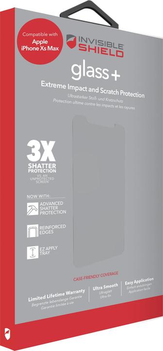 Produktbild InvisibleShield Glass+ (1 Stück, Apple iPhone XS Max)