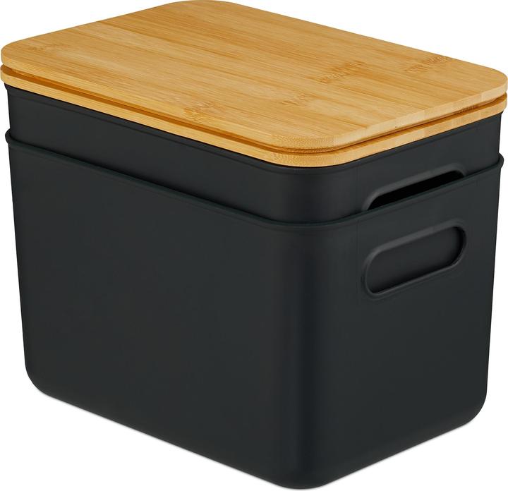 Actual product image Relaxdays 2x storage box (26 cm, 2x)