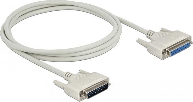Actual product image Delock Serial cable D-Sub 25 male to female 2 m (2 m, VGA)