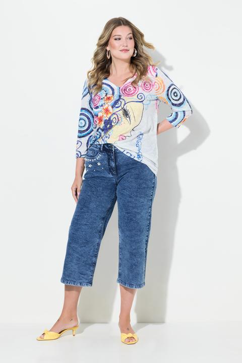 Produktbild Miamoda Jeans-Culotte, Wide Legs, 5-Pocket, Moon Wash (44)
