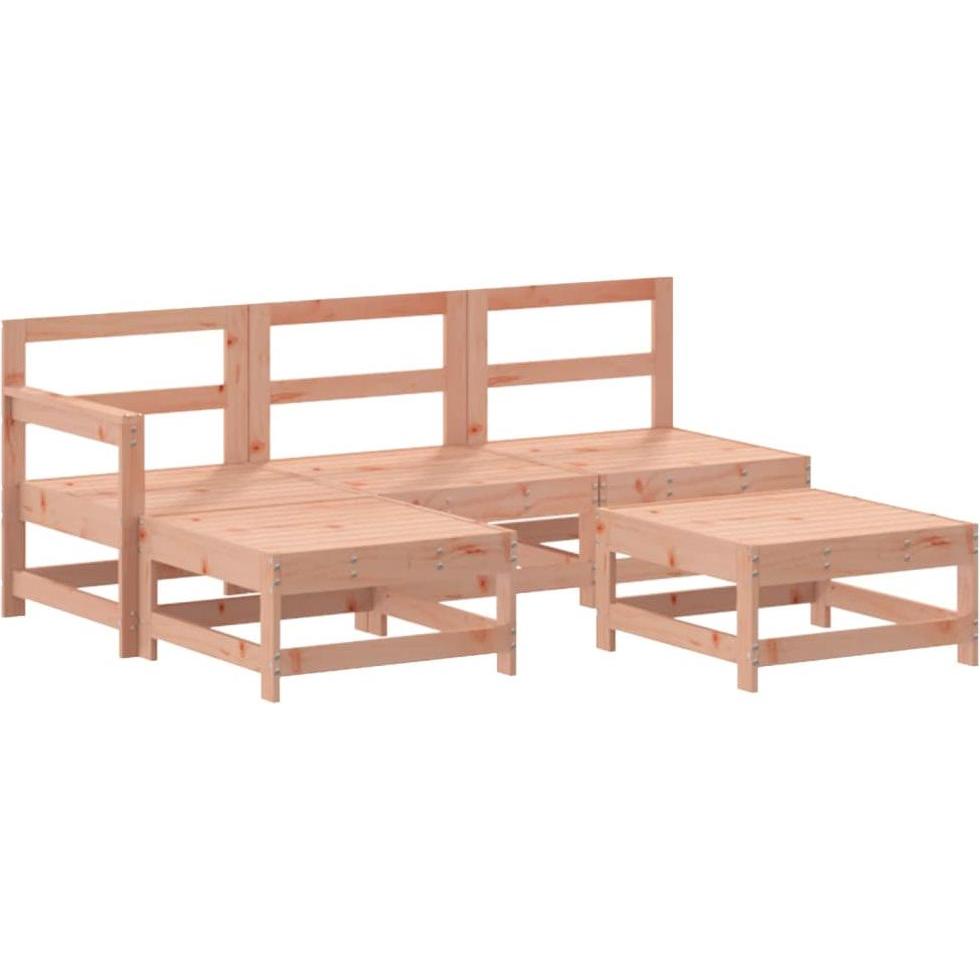VidaXL, Gartenlounge, 5-tlg. Garten-Lounge-Set Massivholz Douglasie,Material