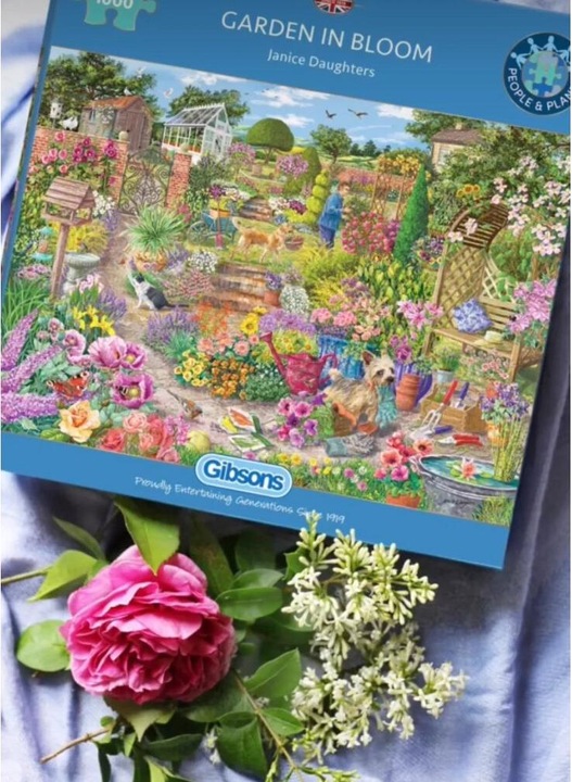 Actual product image Gibsons Puzzle 1000 pieces Garden in Bloom (1000 pieces)