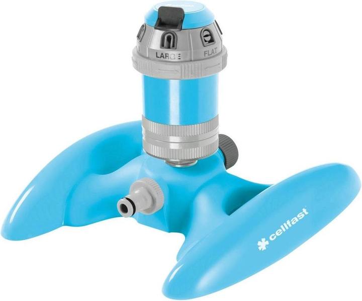 Cellfast Sector sprinkler Power IDEAL™, 6-function sprinkler on stand, watering area is 3 (Impulse, circular and sector sprinklers)
