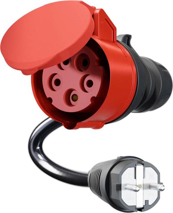 Productafbeelding Go-E Adapter Gemini flex 11kW naar stopcontact (CEE 7/7, 11 kW, 16 A, 0.30 m)