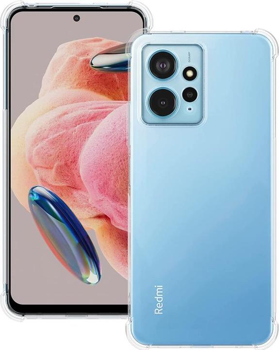 Produktbild Screenguard Xiaomi Redmi Note 12 4G Hülle Crystal Soft Airbag Bumper (Xiaomi Redmi Note 12)