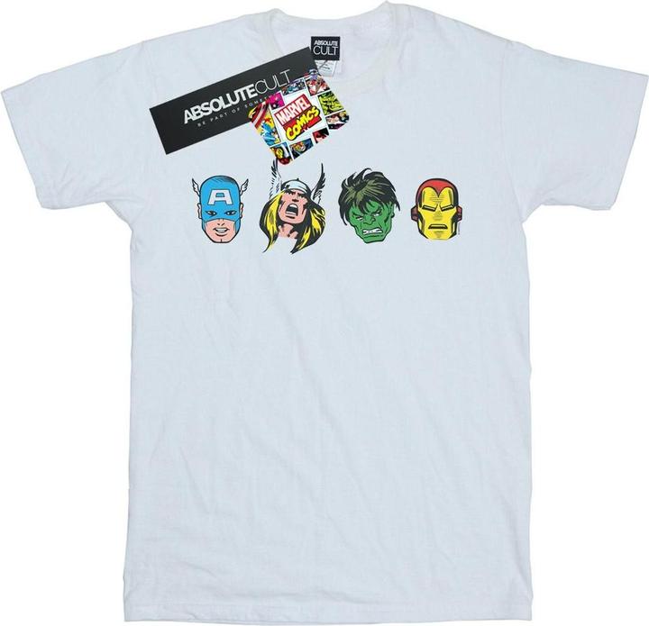 Immagine prodotto Avengers Comic Heads Maglietta Uomo (5XL)