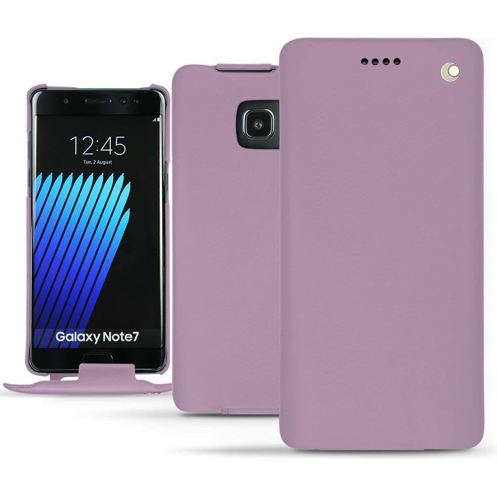 Noreve Lederschutzhülle vertikal (Samsung Galaxy Note 7), Smartphone Hülle, Violett