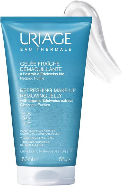 Productafbeelding Uriage Eau Thermale Verfrissende Make-up Verwijderende Gelei Verfrissende Make-up Verwijderende Gel Met (Reinigende gel, 150 ml)
