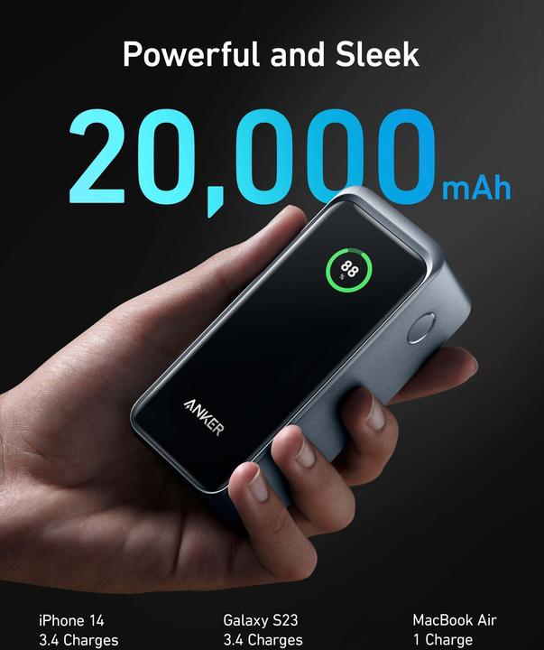 Immagine prodotto Anker Prime (20000 mAh, 200 W, 72 Wh)