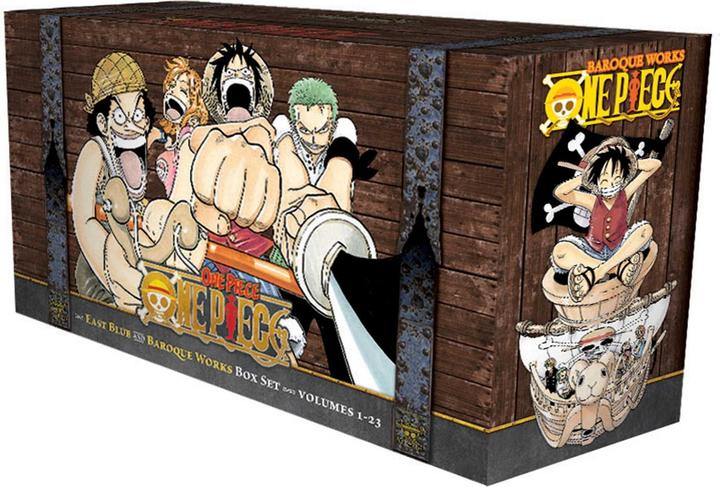 Produktbild One Piece Box Set: East Blue and Baroque Works (Volumes 1-23 with premium) (Englisch, Eiichiro Oda, 2013)