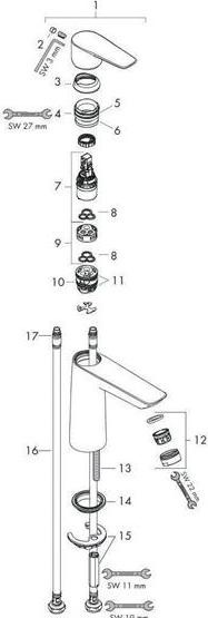 Productafbeelding hansgrohe Talis E Chroom