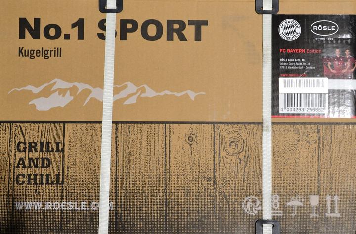 Actual product image Rösle Ball grill No.1 Sport F50 FCB black, FC Bayern E