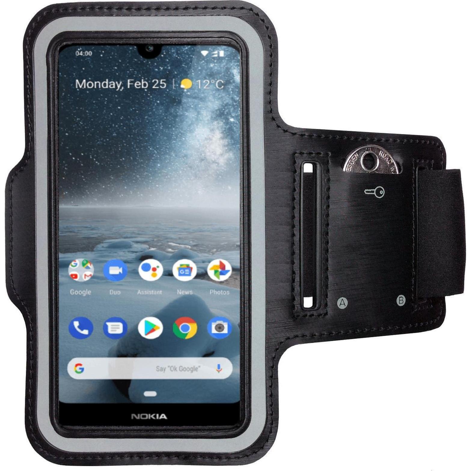 CoverKingz Sportarmband für Nokia 4.2, Smartphone Sportarmband, Schwarz