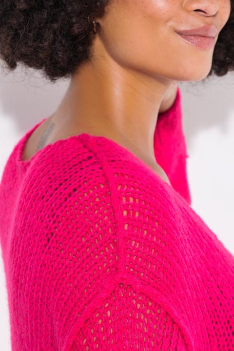 Produktbild Angel of Style Pullover, oversized, Ballonärmel, V-Ausschnitt. (48)