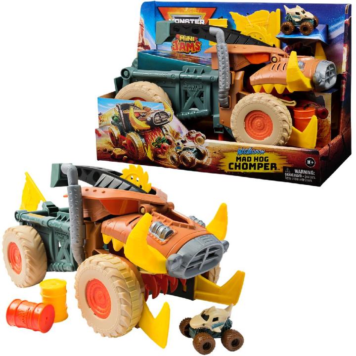 Produktbild Spin Master Monster Jam - Mad Hog Sweeper ("Mini-Mampfer")