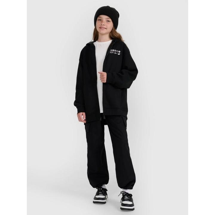 Produktbild 4F Mädchen-Sweatshirt mit Reissverschluss und Kapuze (146)