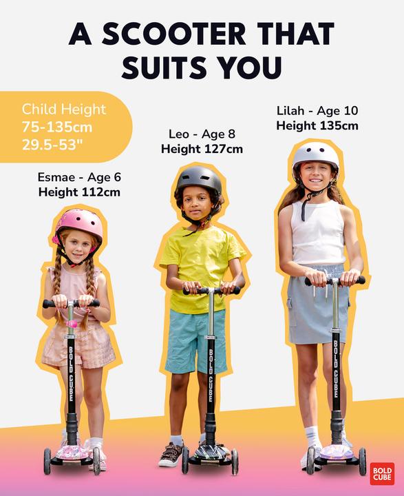 Produktbild Boldcube Big 3 Wheel Scooter, Dark Night