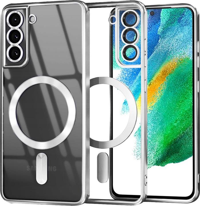 Produktbild Techsuit - Luxury Crystal MagSafe - Samsung Galaxy S21 FE 5G - Silver (Samsung Galaxy S21 FE 5G)
