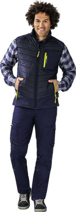 Actual product image Planam Stretchline winter waistcoat navy size 4XL (4XL)