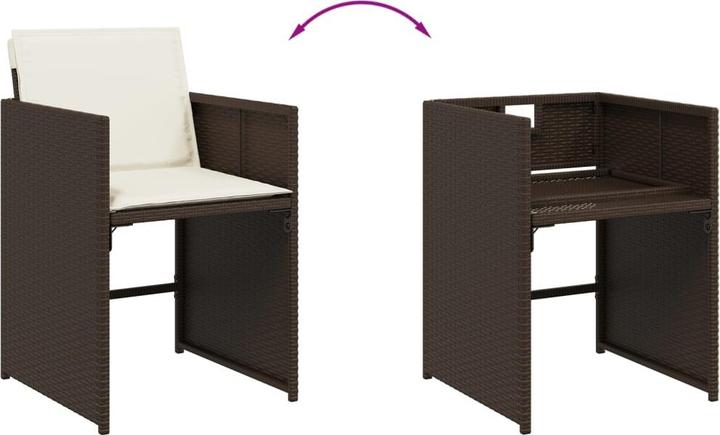 Brown and cream white