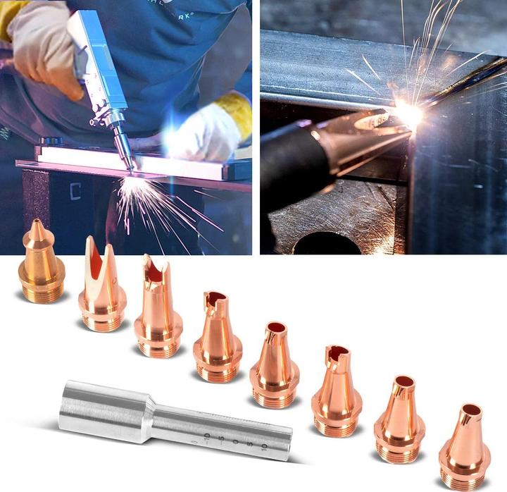 Produktbild Stahlwerk Laser-Düsen 9er Set Profi-Zubehör für Laser-Schweissbrenner SUP 23T