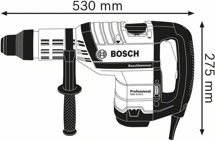 Actual product image Bosch Professional GBH 8-45 D Professional (Electrical connection)